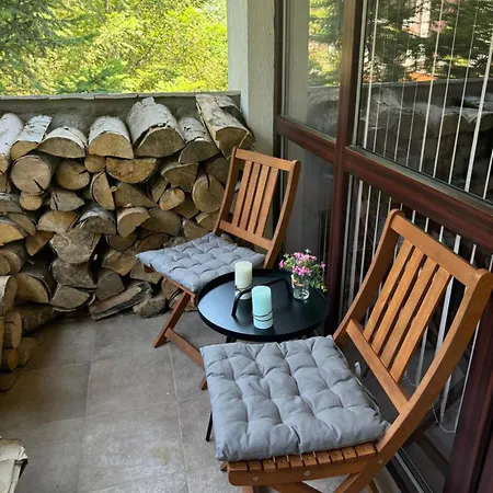 2-bedroom, 2-bathroom With Fireplace And Garden At Winslow Infinity Apartment Bansko